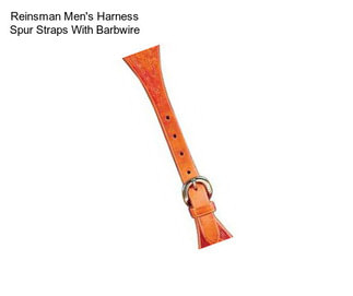 Reinsman Men\'s Harness Spur Straps With Barbwire