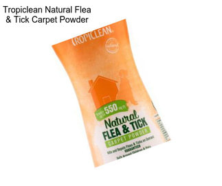 Tropiclean Natural Flea & Tick Carpet Powder