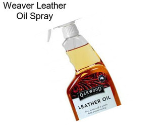 Weaver Leather Oil Spray