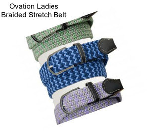 Ovation Ladies Braided Stretch Belt