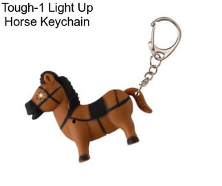 Tough-1 Light Up Horse Keychain