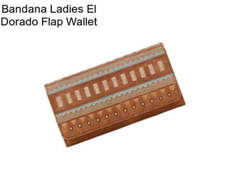 Bandana Ladies El Dorado Flap Wallet