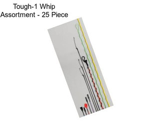 Tough-1 Whip Assortment - 25 Piece