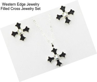 Western Edge Jewelry Filled Cross Jewelry Set