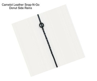 Camelot Leather Snap-N-Go Donut Side Reins