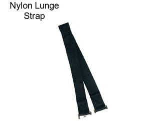 Nylon Lunge Strap