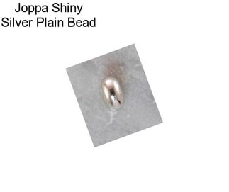 Joppa Shiny Silver Plain Bead