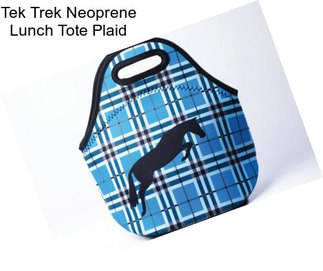 Tek Trek Neoprene Lunch Tote Plaid