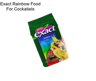 Exact Rainbow Food For Cockatiels