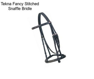 Tekna Fancy Stitched Snaffle Bridle