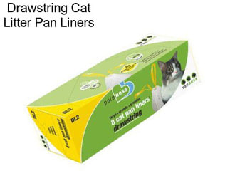 Drawstring Cat Litter Pan Liners