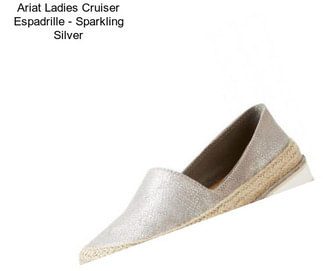 Ariat Ladies Cruiser Espadrille - Sparkling Silver