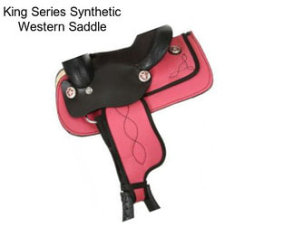 King Series Synthetic Western Saddle