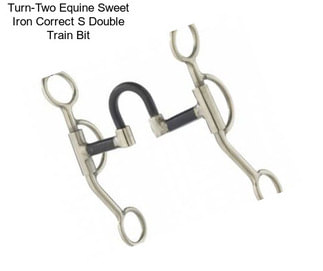 Turn-Two Equine Sweet Iron Correct S Double Train Bit