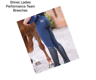 Shires Ladies Performance Team Breeches