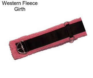 Western Fleece Girth