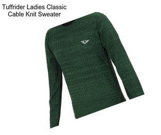 Tuffrider Ladies Classic Cable Knit Sweater
