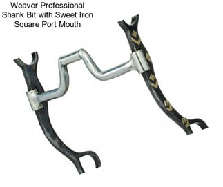 Weaver Professional Shank Bit with Sweet Iron Square Port Mouth