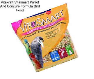 Vitakraft Vitasmart Parrot And Concure Formula Bird Food