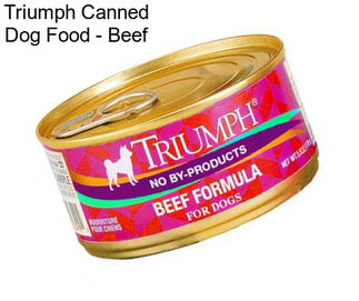 Triumph Canned Dog Food - Beef