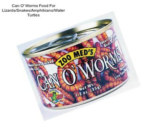 Can O\' Worms Food For Lizards/Snakes/Amphibians/Water Turtles