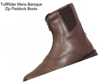 TuffRider Mens Baroque Zip Paddock Boots