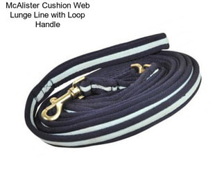 McAlister Cushion Web Lunge Line with Loop Handle