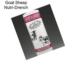 Goat Sheep Nutri-Drench