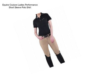 Equine Couture Ladies Performance Short Sleeve Polo Shirt