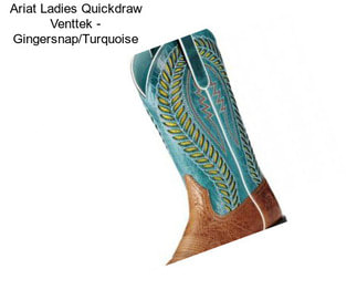 Ariat Ladies Quickdraw Venttek - Gingersnap/Turquoise