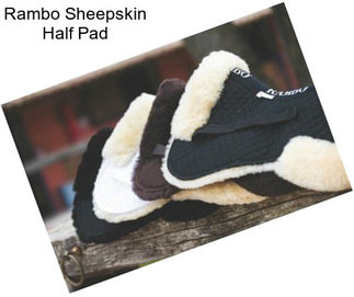 Rambo Sheepskin Half Pad