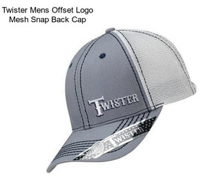 Twister Mens Offset Logo Mesh Snap Back Cap