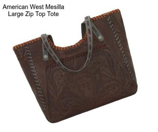 American West Mesilla Large Zip Top Tote