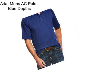 Ariat Mens AC Polo - Blue Depths