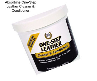 Absorbine One-Step Leather Cleaner & Conditioner