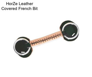 HorZe Leather Covered French Bit