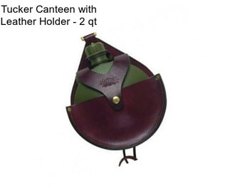 Tucker Canteen with Leather Holder - 2 qt