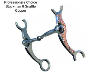 Professionals Choice Stockman 6 Snaffle Copper