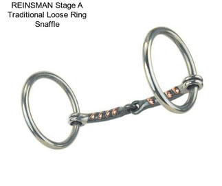 REINSMAN Stage A Traditional Loose Ring Snaffle