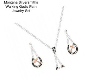 Montana Silversmiths Walking God\'s Path Jewelry Set