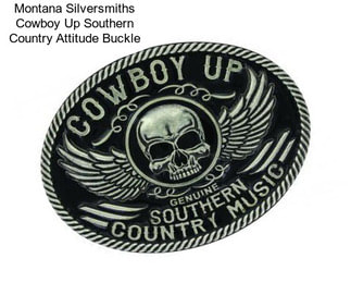 Montana Silversmiths Cowboy Up Southern Country Attitude Buckle