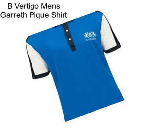 B Vertigo Mens Garreth Pique Shirt