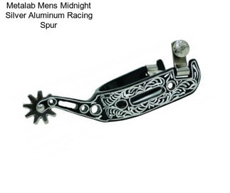 Metalab Mens Midnight Silver Aluminum Racing Spur