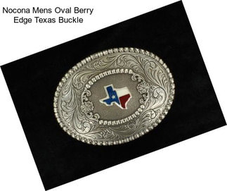 Nocona Mens Oval Berry Edge Texas Buckle