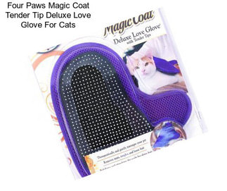 Four Paws Magic Coat Tender Tip Deluxe Love Glove For Cats
