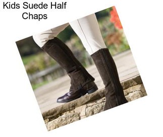 Kids Suede Half Chaps