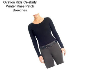 Ovation Kids Celebrity Winter Knee Patch Breeches