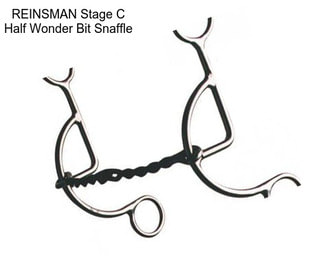 REINSMAN Stage C Half Wonder Bit Snaffle