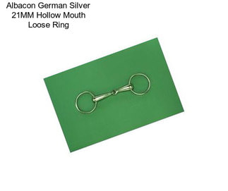 Albacon German Silver 21MM Hollow Mouth Loose Ring