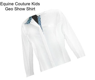 Equine Couture Kids Geo Show Shirt